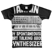 Funny Warning May Talk About Synthesizer Analog Graphic Youth T-shirt | Artistshot