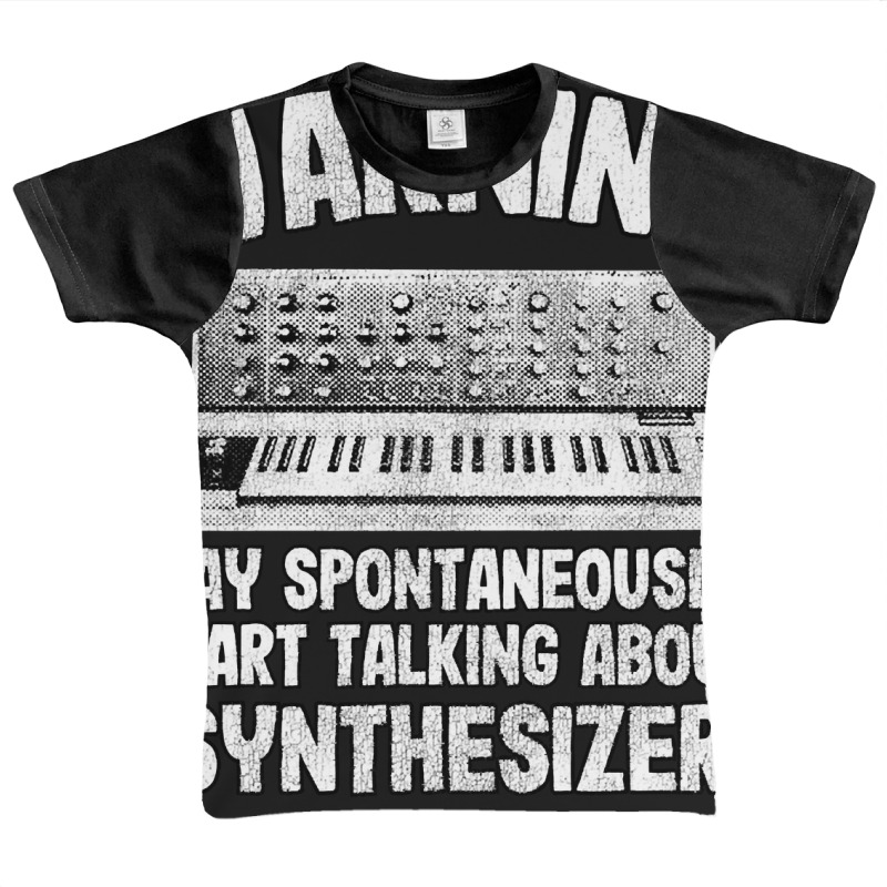 Funny Warning May Talk About Synthesizer Analog Graphic Youth T-shirt | Artistshot