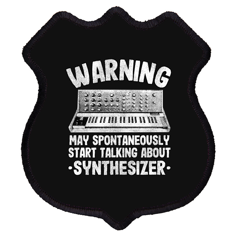 Funny Warning May Talk About Synthesizer Analog Shield Patch | Artistshot