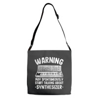 Funny Warning May Talk About Synthesizer Analog Adjustable Strap Totes | Artistshot