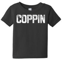 Coppin Vintage Grunge University Font T Shirt Baby Tee | Artistshot