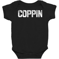 Coppin Vintage Grunge University Font T Shirt Baby Bodysuit | Artistshot