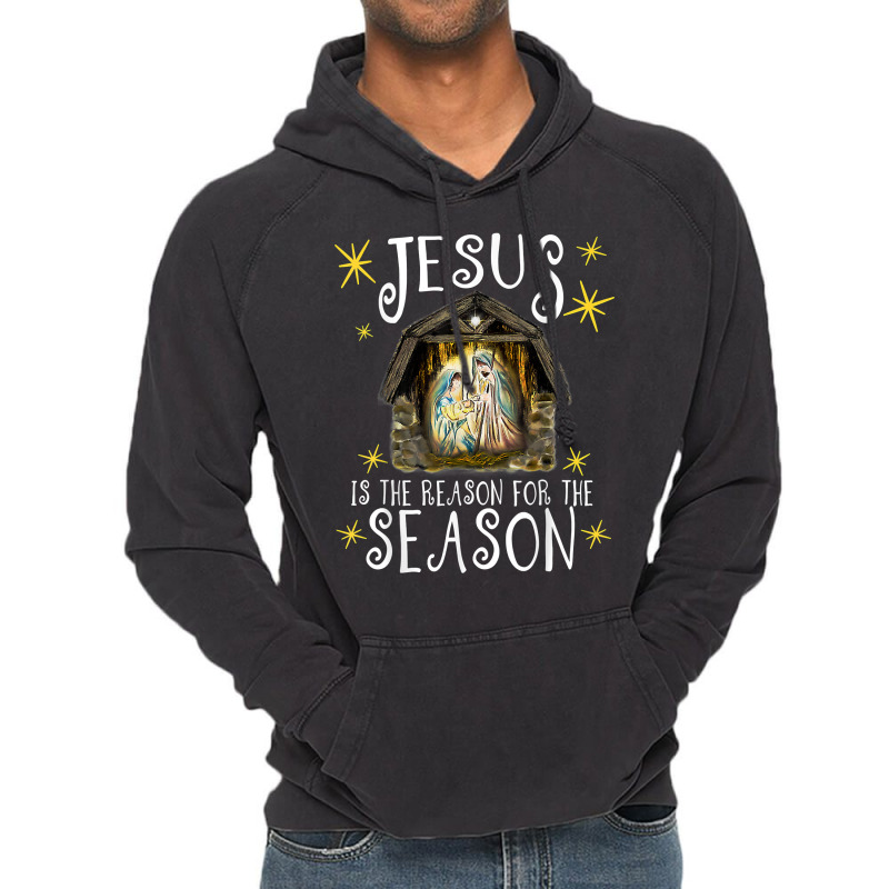 Christmas Nativity Jesus Is The Reason For The Season Manger T Shirt Vintage Hoodie by lavenakf44f | Artistshot