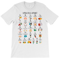 Coping Skills Alphabet Mental Health Awareness Counselor T Shirt T-shirt | Artistshot