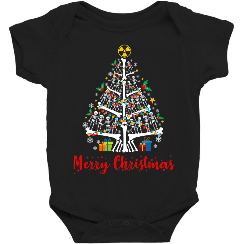 Christmas Tree Skeleton Xmas Radiology Radiologist Baby Bodysuit by PeterArtist | Artistshot