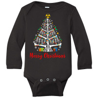 Christmas Tree Skeleton Xmas Radiology Radiologist Long Sleeve Baby Bodysuit | Artistshot