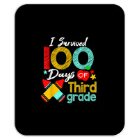 Colors Survived 100th Day Of 3rd Grade 100 Days Of School T Shirt Mousepad | Artistshot