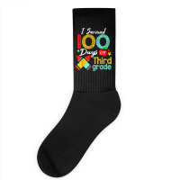 Colors Survived 100th Day Of 3rd Grade 100 Days Of School T Shirt Socks | Artistshot