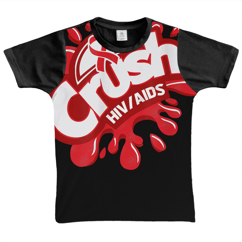 Crush Hiv Aids Awareness Red Ribbon World Aids Day T Shirt Graphic Youth T-shirt by gswarnkab | Artistshot