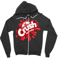 Crush Hiv Aids Awareness Red Ribbon World Aids Day T Shirt Zipper Hoodie | Artistshot