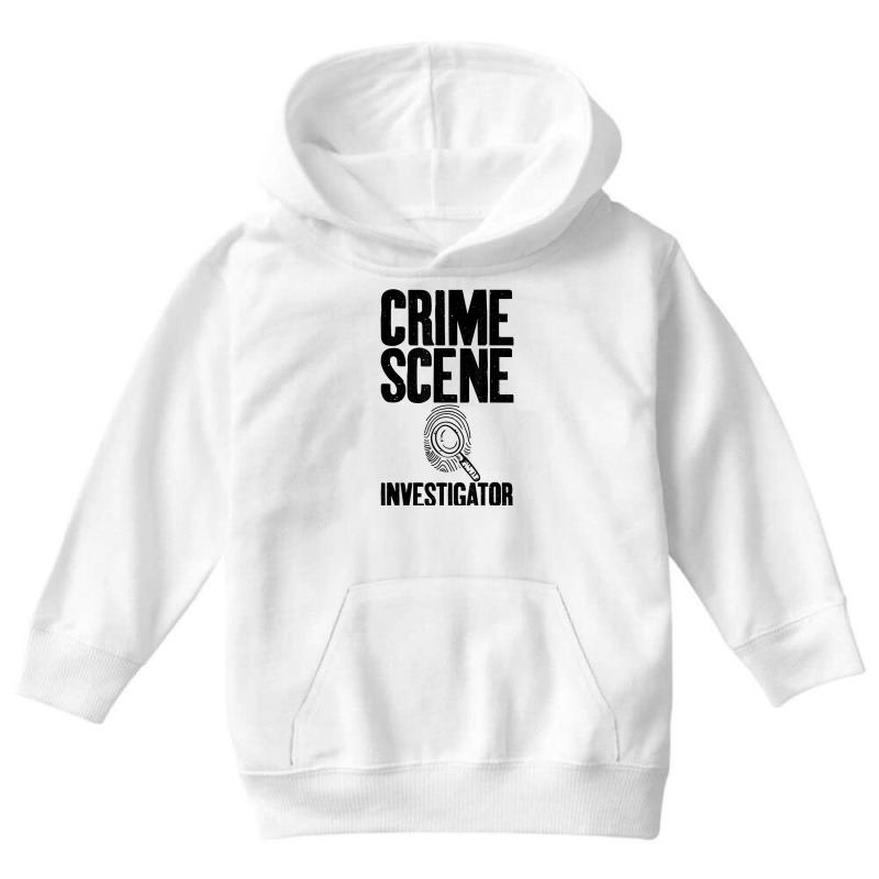 Crime Scene Investigator Private Detective Expert Graphic T Shirt Youth Hoodie by marge3nstbo | Artistshot