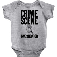 Crime Scene Investigator Private Detective Expert Graphic T Shirt Baby Bodysuit | Artistshot