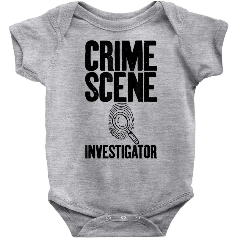 Crime Scene Investigator Private Detective Expert Graphic T Shirt Baby Bodysuit by marge3nstbo | Artistshot