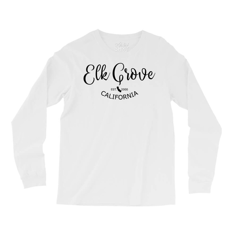 Elk Grove California State Map Elk Grove Ca Us City T Shirt Long Sleeve Shirts | Artistshot