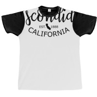 Escondido California State Map Escondido Ca Us City T Shirt Graphic T-shirt | Artistshot