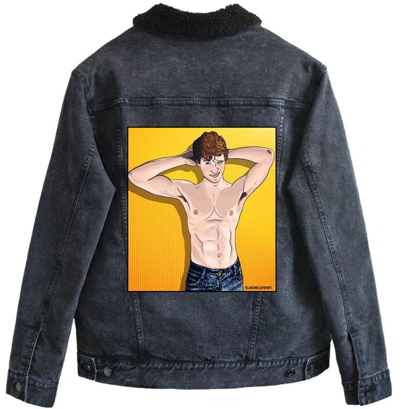 Winking Twink Unisex Sherpa-lined Denim Jacket | Artistshot