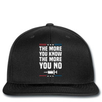 The More You Know The More You No Anti Vaccine Mandates Long Sleeve Printed Hat | Artistshot