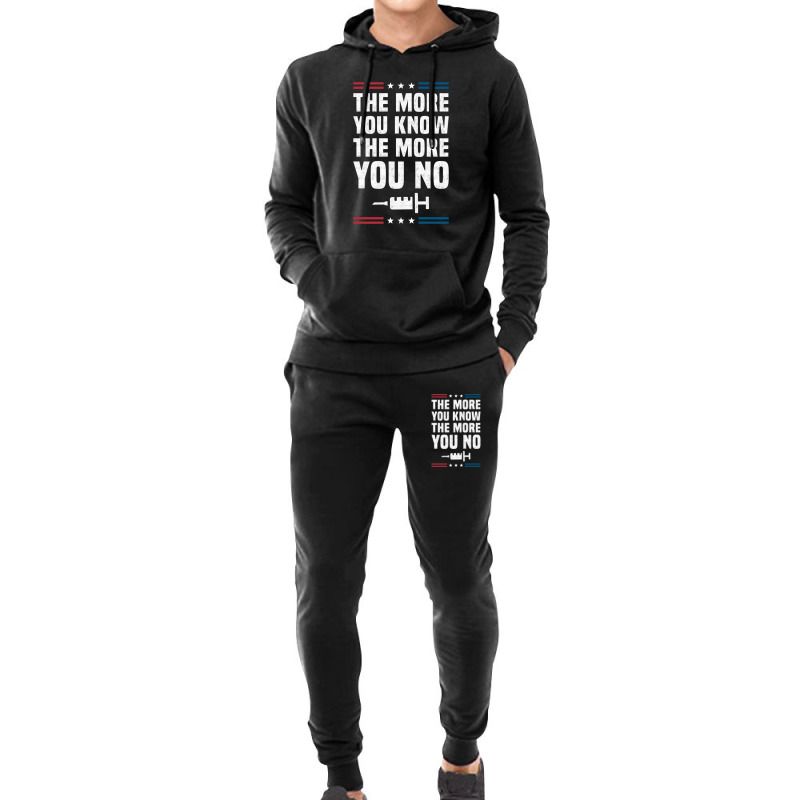 The More You Know The More You No Anti Vaccine Mandates Long Sleeve Hoodie & Jogger set by JesusManuelArredondo | Artistshot