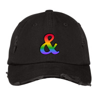 You And I Romantic Rainbow Ampersand Symbol For Queer Gay Lesbian Vale Vintage Cap | Artistshot