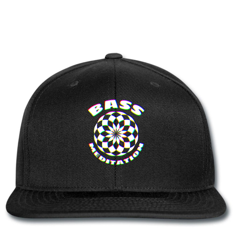 Edm Techno Bass Meditation Design Dance Rave Music Printed hat by ElizabethAtist | Artistshot