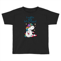 Nerd And Magical Unicorn Toddler T-shirt | Artistshot