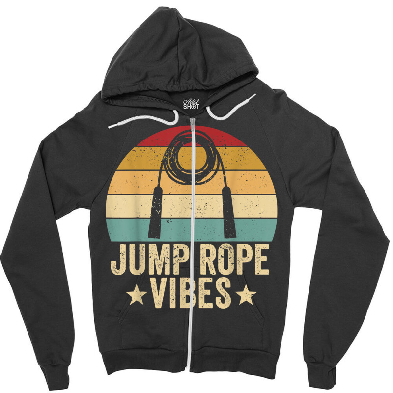 Funny Skipping Rope Jumping Rope Jump Rope Vibes T Shirt Zipper Hoodie | Artistshot