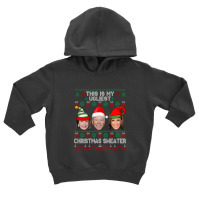 This Is My Ugliest Christmas Sweater Funny Joe Biden Kamala Long Sleev Toddler Hoodie | Artistshot