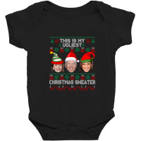 This Is My Ugliest Christmas Sweater Funny Joe Biden Kamala Long Sleev Baby Bodysuit | Artistshot