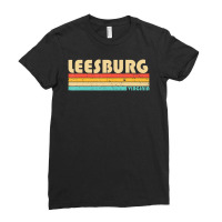 Leesburg Va Virginia City Home Roots Retro 70s 80s Ladies Fitted T-shirt | Artistshot