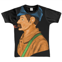 Man With Tobacco Pipe Graphic Youth T-shirt | Artistshot