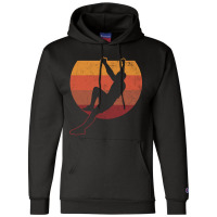 Rock Climbing Bouldering Climber Vintage Champion Hoodie | Artistshot