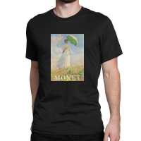 Green Umbrella Girl Classic T-shirt | Artistshot