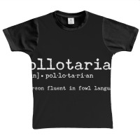 Pollotarian Definition - Fowl Chicken Play On Words Graphic Youth T-shirt | Artistshot