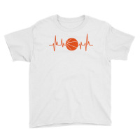 Bball Tshirt Heartbeat Basketball Tshirt Youth Tee | Artistshot