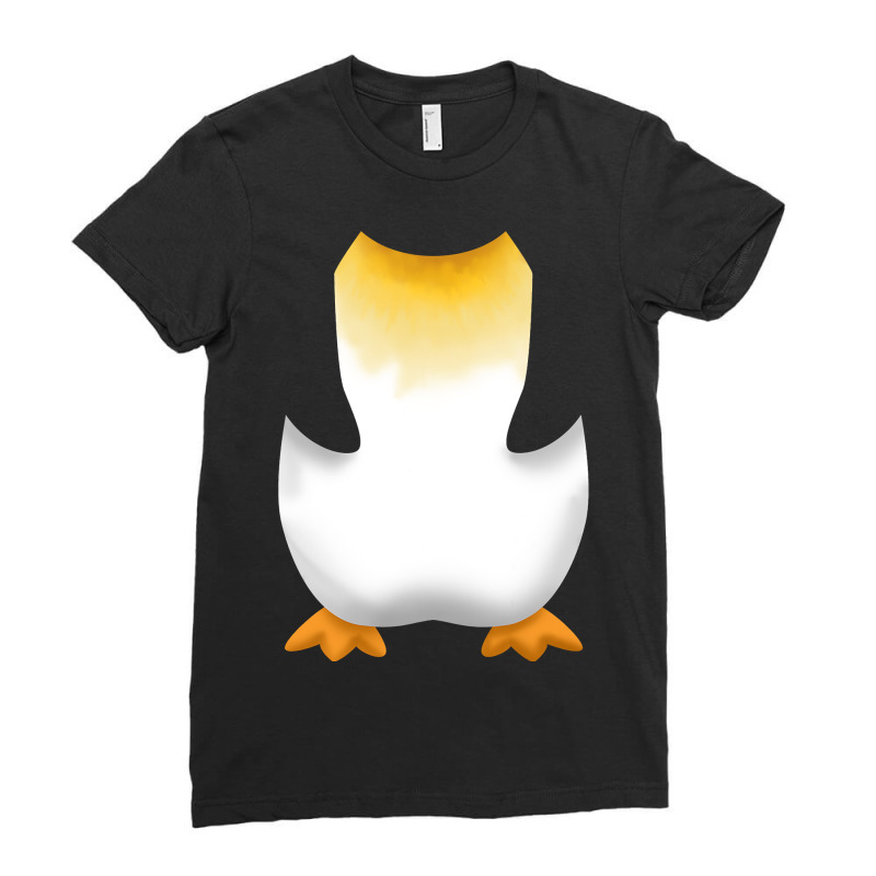 Penguin Halloween Costume For Kids Or Adult Ladies Fitted T-Shirt by AlejandroArtist | Artistshot