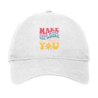 Dot Day  Make Your Mark See Where It Takes You Adjustable Cap | Artistshot