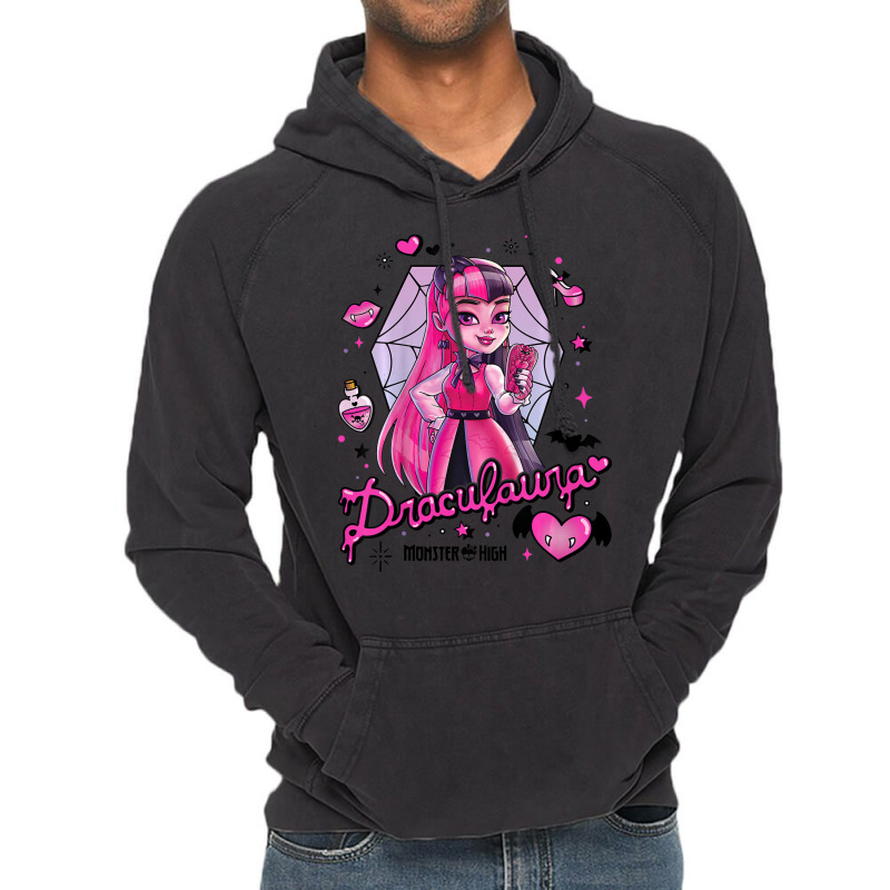 Kids Monster High Draculara Vintage Hoodie by rastyrocl | Artistshot