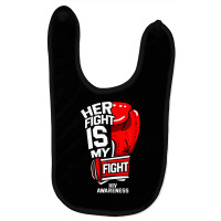 His Fight Is My Fight World Aids Day Hiv Disease Awareness T Shirt Baby Bibs | Artistshot