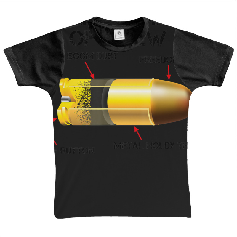 Anatomy Of A Pew Parts Of A Bullet Pro Gun Rights Graphic Youth T-shirt by femalesbaubles | Artistshot