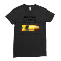 Anatomy Of A Pew Parts Of A Bullet Pro Gun Rights Ladies Fitted T-shirt | Artistshot