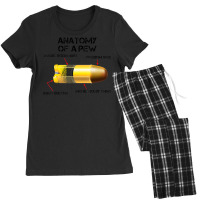 Anatomy Of A Pew Parts Of A Bullet Pro Gun Rights Women's Pajamas Set | Artistshot