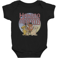 Lion King Retro Hakuna Matata Simba And Friends Baby Bodysuit | Artistshot