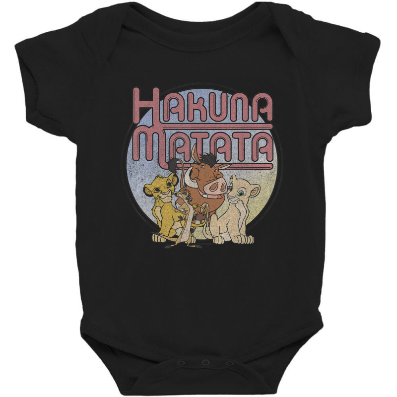 Lion King Retro Hakuna Matata Simba And Friends Baby Bodysuit by rastyrocl | Artistshot