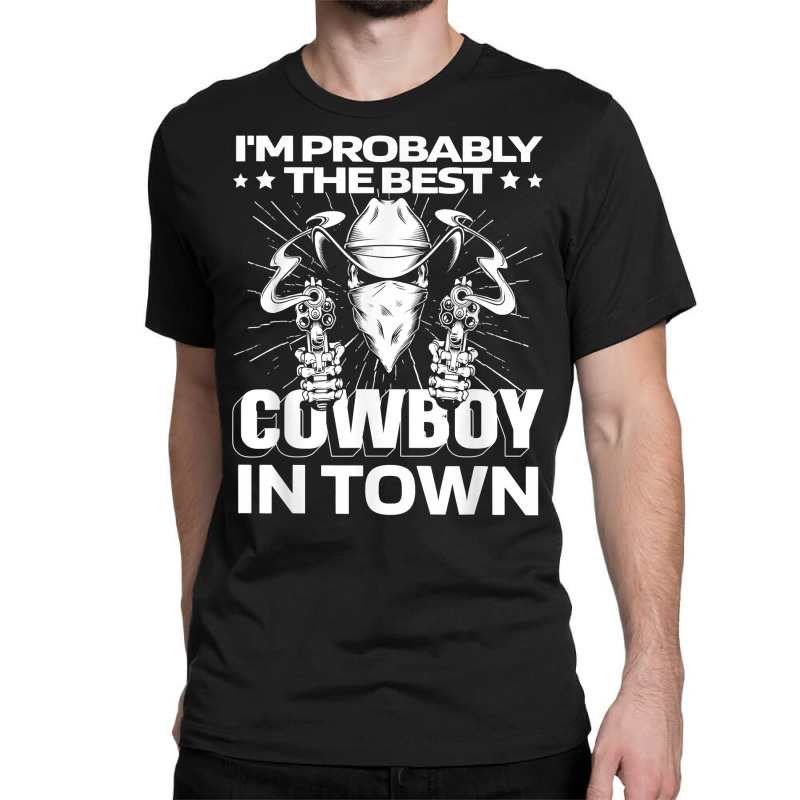 Guns Western Riding   Horse Horseman Rodeo Cowboy T Shirt Classic T-shirt by gswarnkab | Artistshot