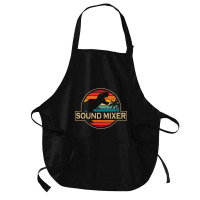 Sound Mixer Dinosaur Medium-length Apron | Artistshot