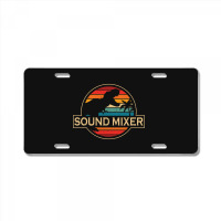 Sound Mixer Dinosaur License Plate | Artistshot