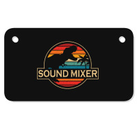 Sound Mixer Dinosaur Motorcycle License Plate | Artistshot