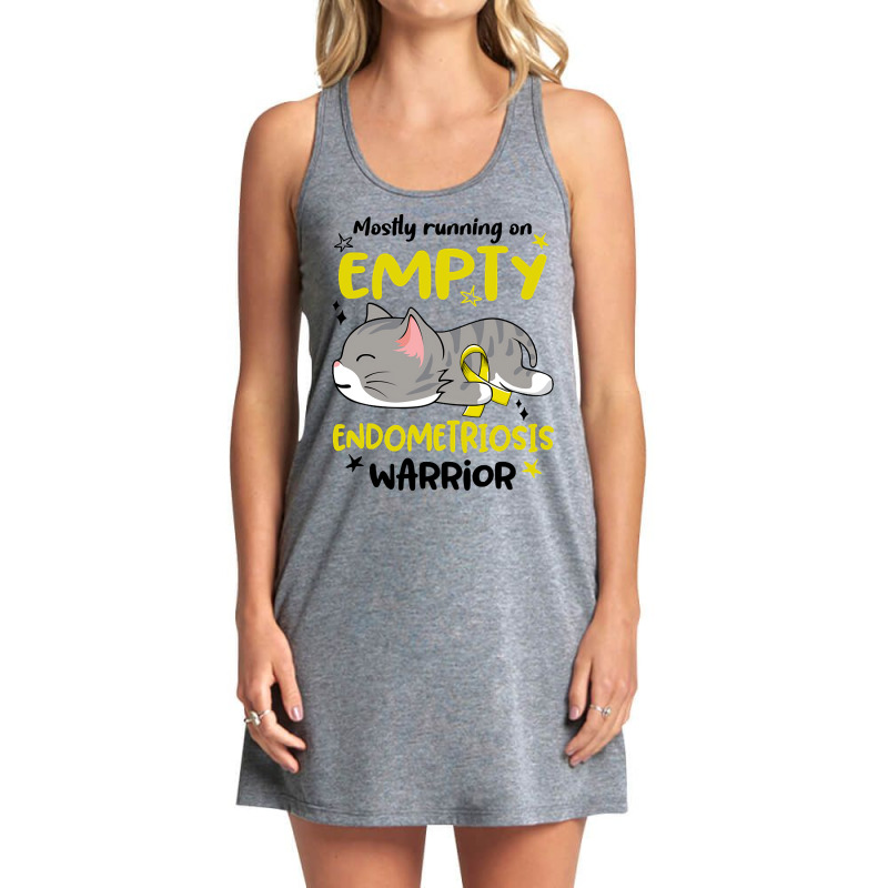 Mostly Running On Empty Endometriosis Warrior (2) Tank Dress by Jankonen637 | Artistshot