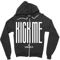 The Vandals Kick Me Zipper Hoodie | Artistshot