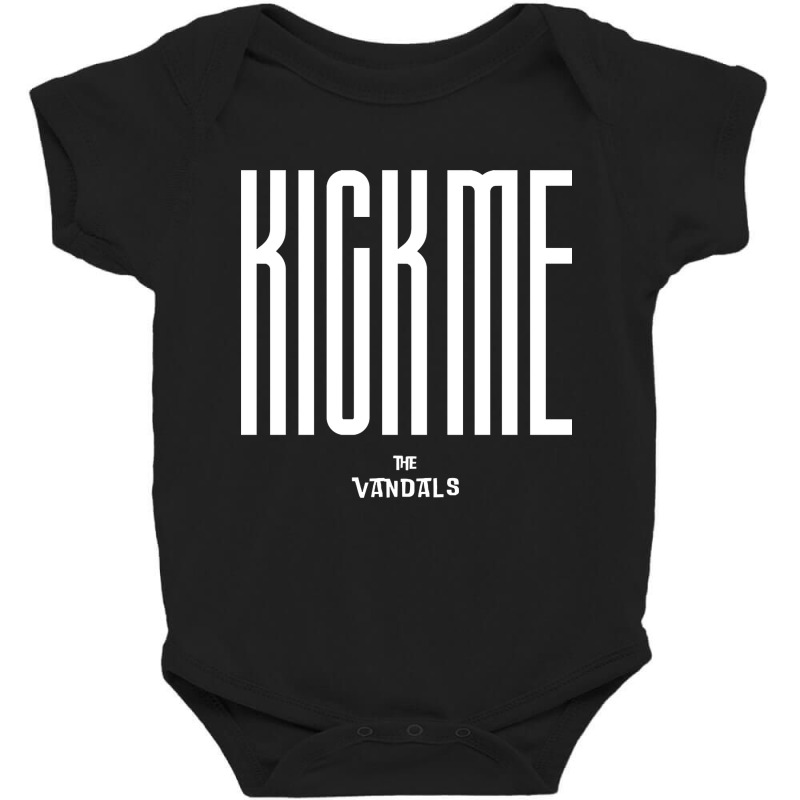 The Vandals Kick Me Baby Bodysuit by mckeebeckett3l9yxd | Artistshot